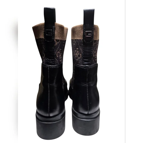 Guess Black and Brown Ankle Booties US 8.5 - Picture 3 of 6